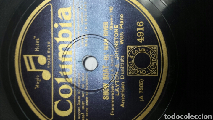 Discos de pizarra: Disco de Pizarra para Gramola de Layton & Johnstone - Foto 2
