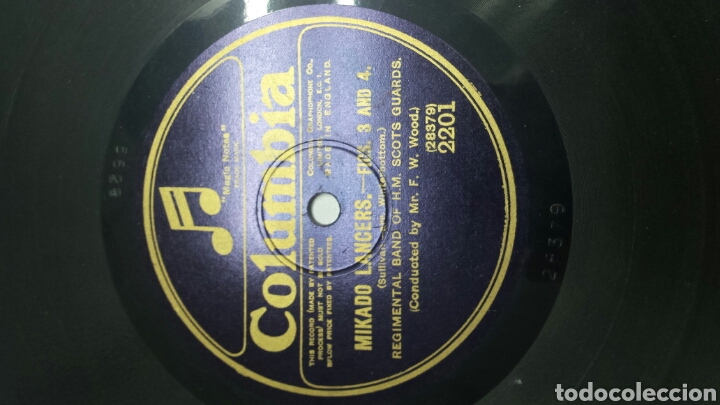 Discos de pizarra: Disco de Pizarra para Gramola Marcha Militar - Foto 2