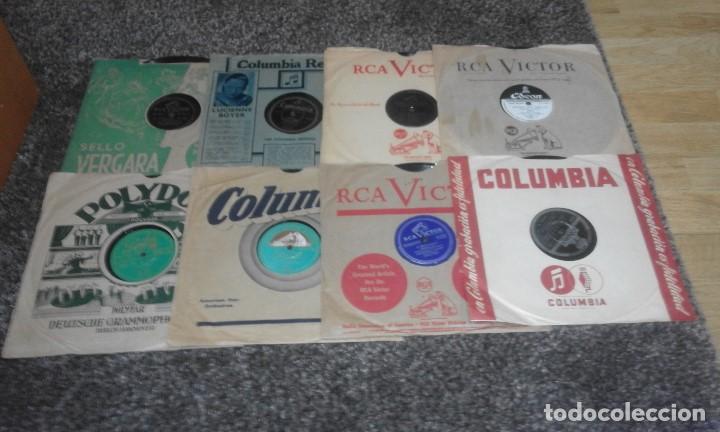 Discos de pizarra: Lote de 8 discos de pizarra. En perfecto estado. - Foto 1