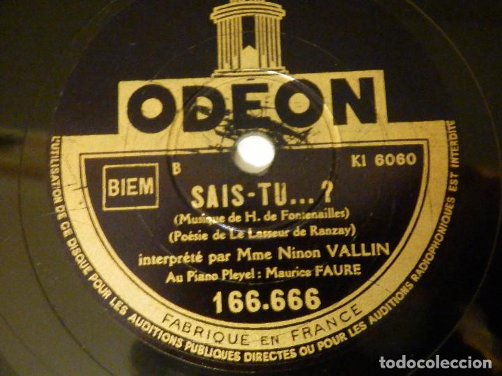 Discos de pizarra: Disco de Pizarra - Sais tu? - Odeon - Foto 2
