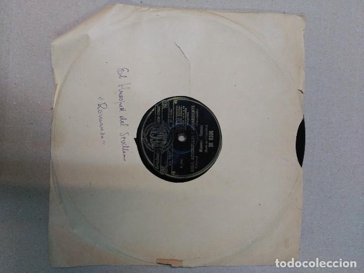 Discos de pizarra: Disco de pizarra con funda de papel original, El pobre Valbuena - Foto 3
