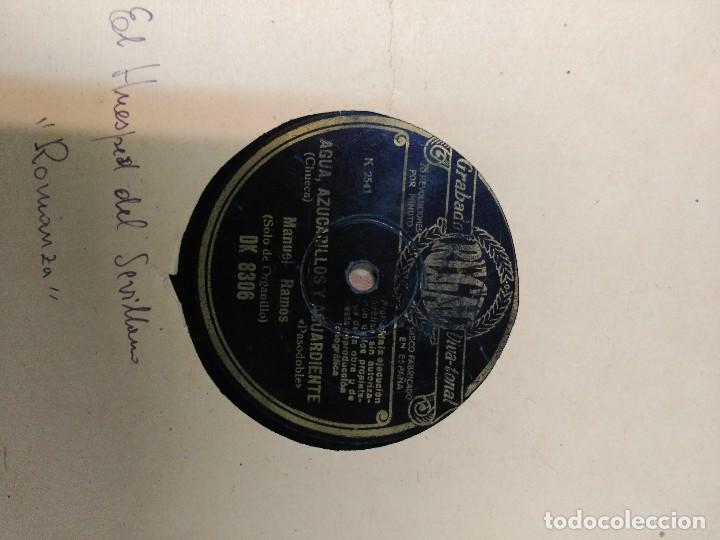 Discos de pizarra: Disco de pizarra con funda de papel original, El pobre Valbuena - Foto 5