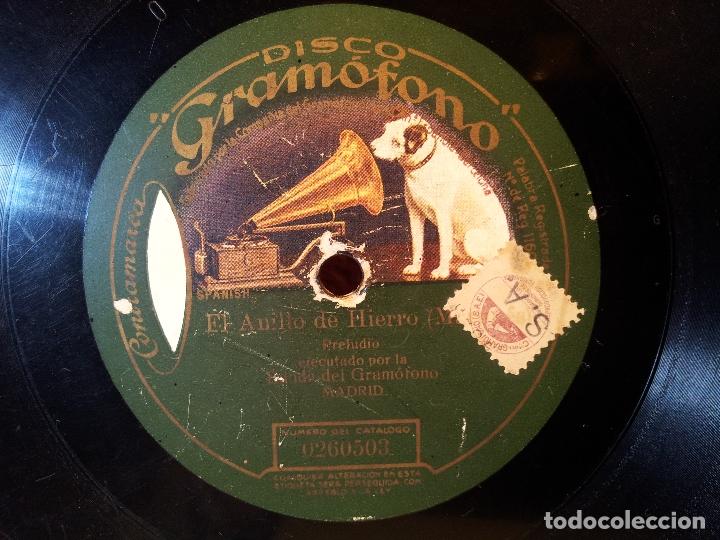 Discos de pizarra: DISCO GRAMOFONO..CAMPANONE MAZZA Y EL ANILLO DE HIERRO ....(REF-1AC) - Foto 1