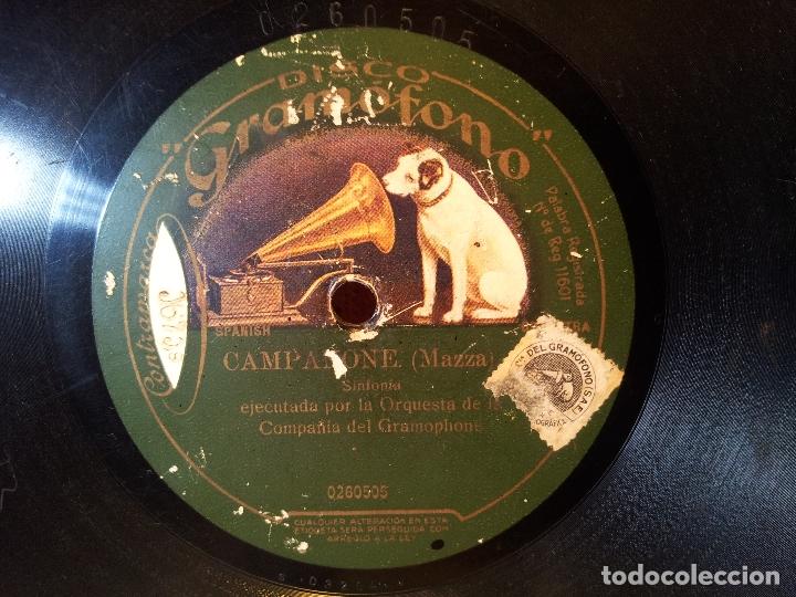 Discos de pizarra: DISCO GRAMOFONO..CAMPANONE MAZZA Y EL ANILLO DE HIERRO ....(REF-1AC) - Foto 3