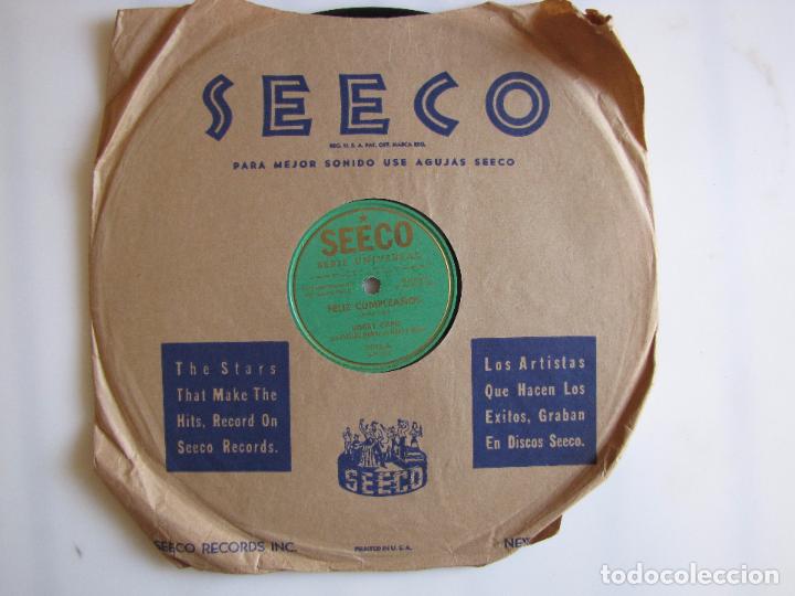 Discos de pizarra: Seeco Boby Cap&oacute;. Disco Pizarra. Con funda. USA. Raro - Foto 1