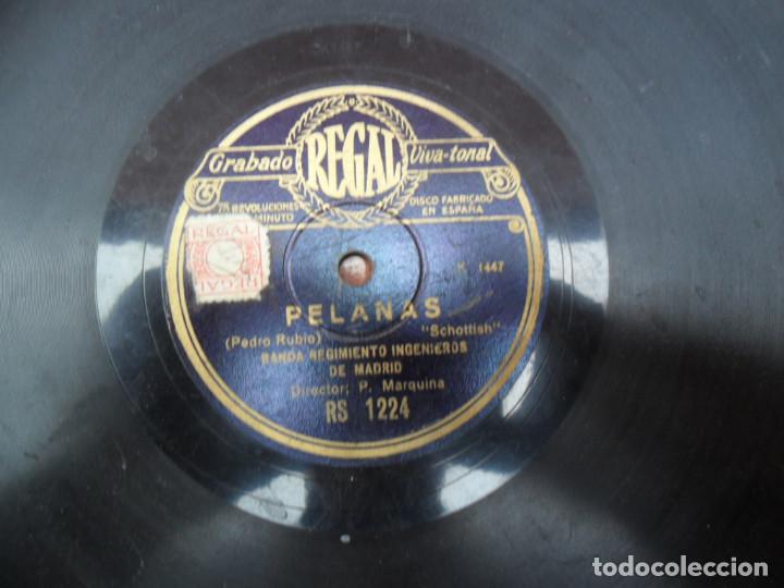 Discos de pizarra: DISCO PIZARRA  REGAL - PELANAS - LOS CARACOLES - Foto 2