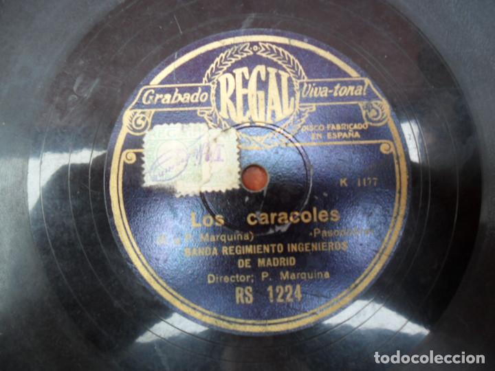 Discos de pizarra: DISCO PIZARRA  REGAL - PELANAS - LOS CARACOLES - Foto 3
