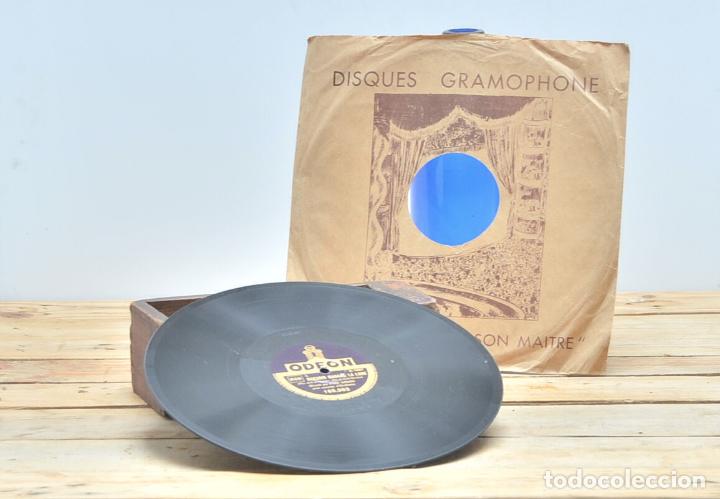 Discos de pizarra: ANTIGUO DISCO DE PIZARRA DISQUES GRAMOPHONE - Foto 1