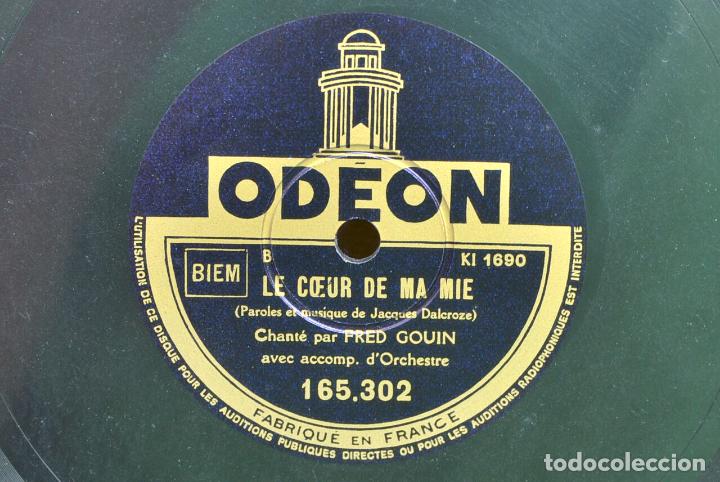 Discos de pizarra: ANTIGUO DISCO DE PIZARRA DISQUES GRAMOPHONE - Foto 2