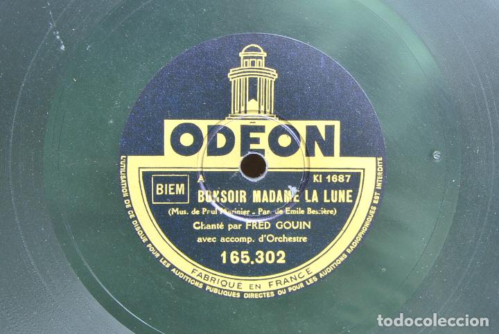 Discos de pizarra: ANTIGUO DISCO DE PIZARRA DISQUES GRAMOPHONE - Foto 3