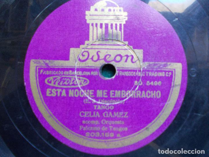 Discos de pizarra: Disco de pizarra El carrerito Tango Celia Gamez - Foto 1