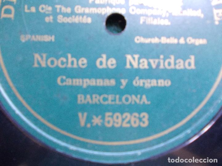 Discos de pizarra: Disco Pizarra Noche de navidad Campanas y organo - Foto 2
