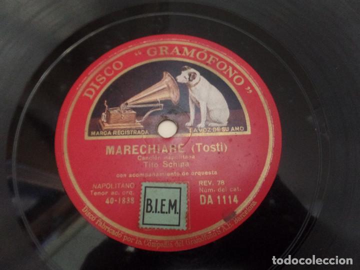 Discos de pizarra: Ideale, Marechiare TITO SCHIPA - Foto 3