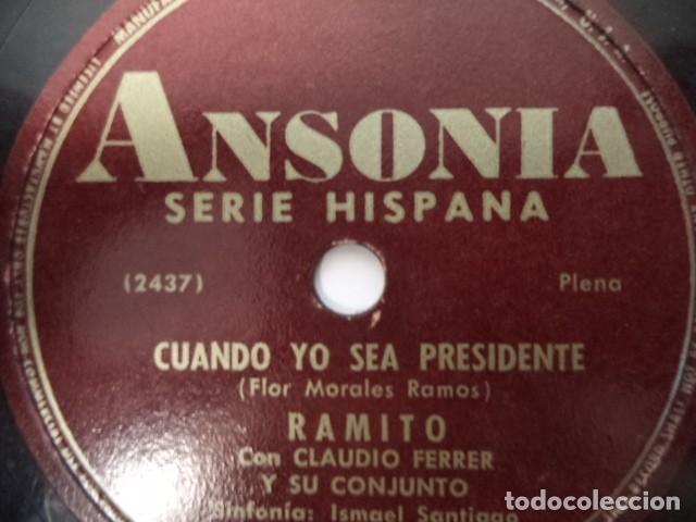 Discos de pizarra: RAMITO - EN EL JUEGO DE LA VIDA / CUANDO YO SEA PRESIDENTE - Foto 2