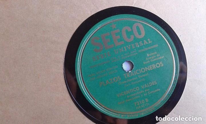 Discos de pizarra: Vicentico Valdes. Plazos traicioneros - Foto 1