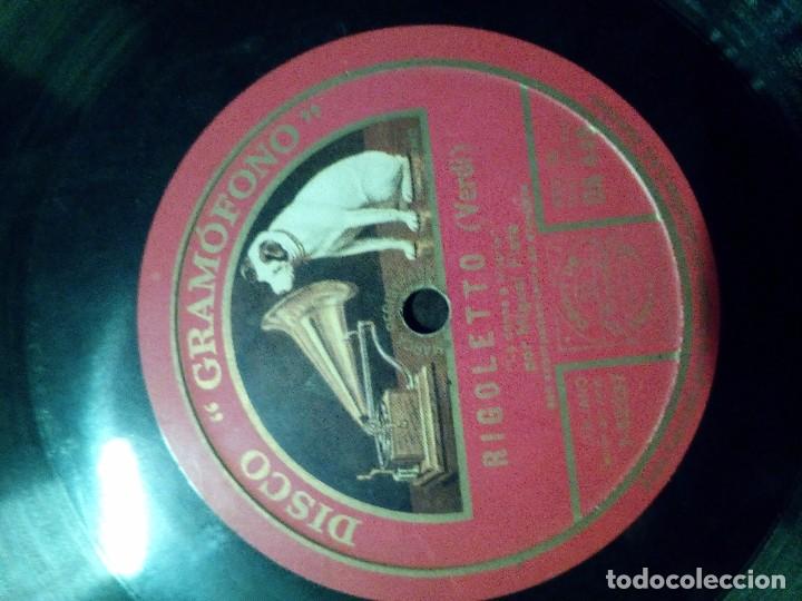 Discos de pizarra: DISCO PIZARRA - TOSCA ( PUCCINI ) y rigoletto verdi - Foto 1