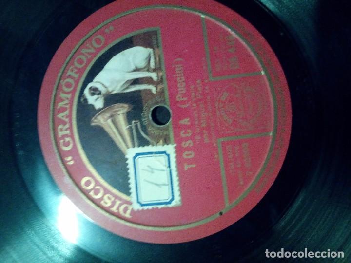 Discos de pizarra: DISCO PIZARRA - TOSCA ( PUCCINI ) y rigoletto verdi - Foto 3