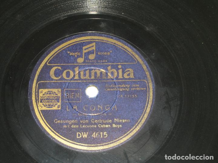 Discos de pizarra: LECUONA CUBAN BOYS - LA CONGA , LA CUCARACHA - Foto 1