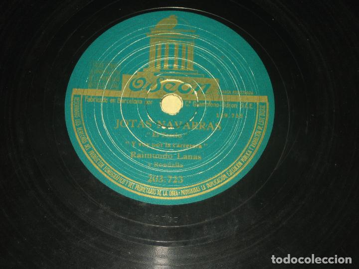 Discos de pizarra: RAIMUNO LANAS - JOTAS NAVARRAS - Foto 1