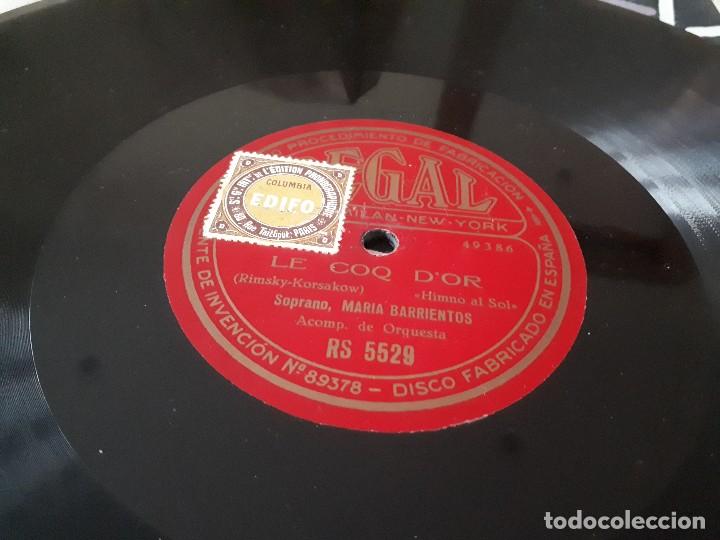 Discos de pizarra: Disco de pizarra Maria Barrientos - Foto 2