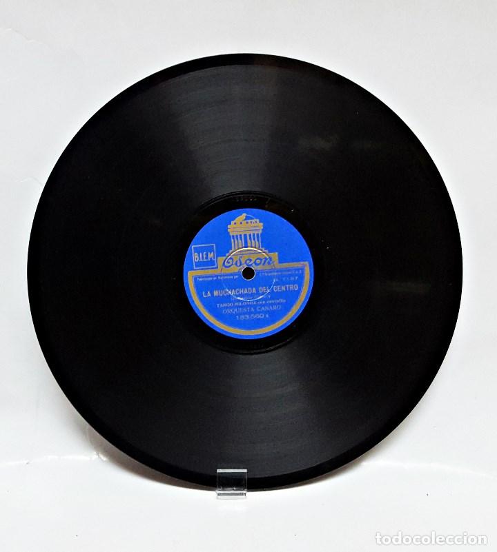 Discos de pizarra: Disco de pizarra ODEON de Francisco Canaro. - Foto 1