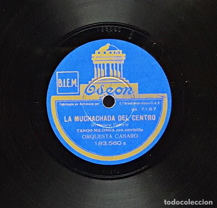 Discos de pizarra: Disco de pizarra ODEON de Francisco Canaro. - Foto 2