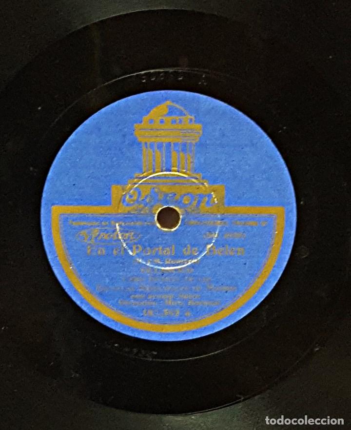 Discos de pizarra: Disco de pizarra ODEON de Coro infantil de las esc. Munic. de Madrid - Foto 2