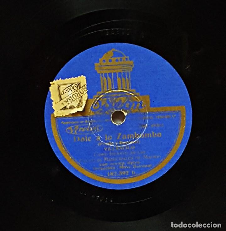 Discos de pizarra: Disco de pizarra ODEON de Coro infantil de las esc. Munic. de Madrid - Foto 4