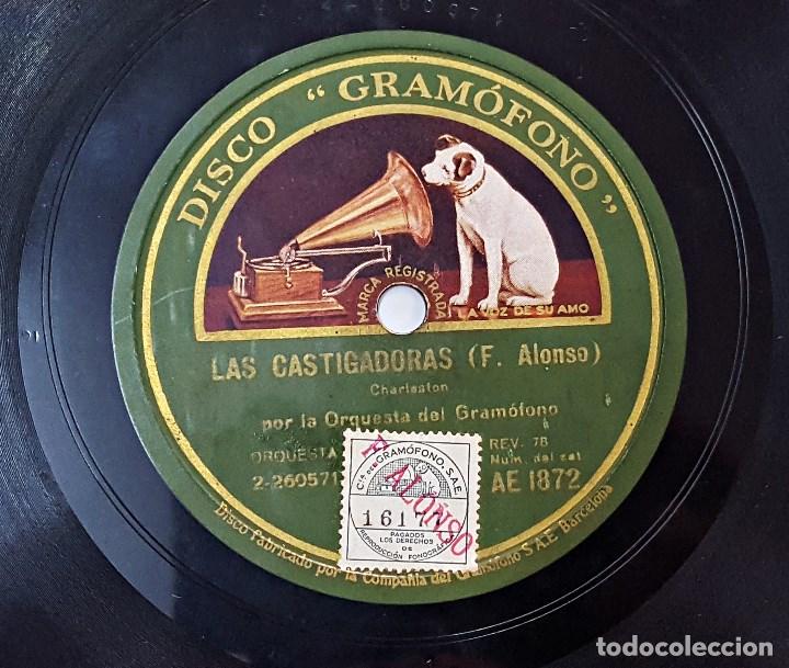 Discos de pizarra: Disco de pizarra GRAMOFONO, de Las Castigadoras. - Foto 4