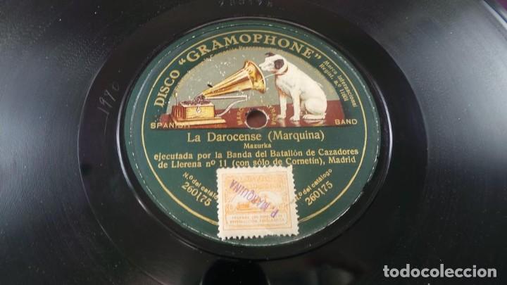 Discos de pizarra: DISCO PARA GRAM&Oacute;FONO-LA DAROCENSE  (MARQUINA)Mazurka - Foto 2