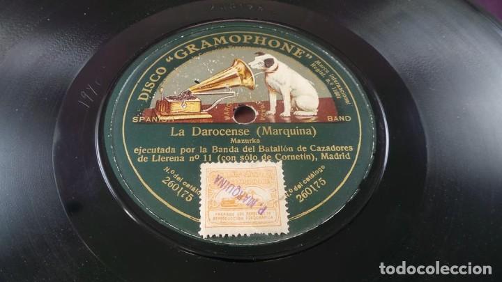 Discos de pizarra: DISCO PARA GRAM&Oacute;FONO-LA DAROCENSE  (MARQUINA)Mazurka - Foto 3