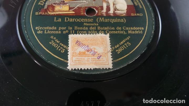 Discos de pizarra: DISCO PARA GRAM&Oacute;FONO-LA DAROCENSE  (MARQUINA)Mazurka - Foto 4