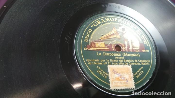 Discos de pizarra: DISCO PARA GRAM&Oacute;FONO-LA DAROCENSE  (MARQUINA)Mazurka - Foto 8