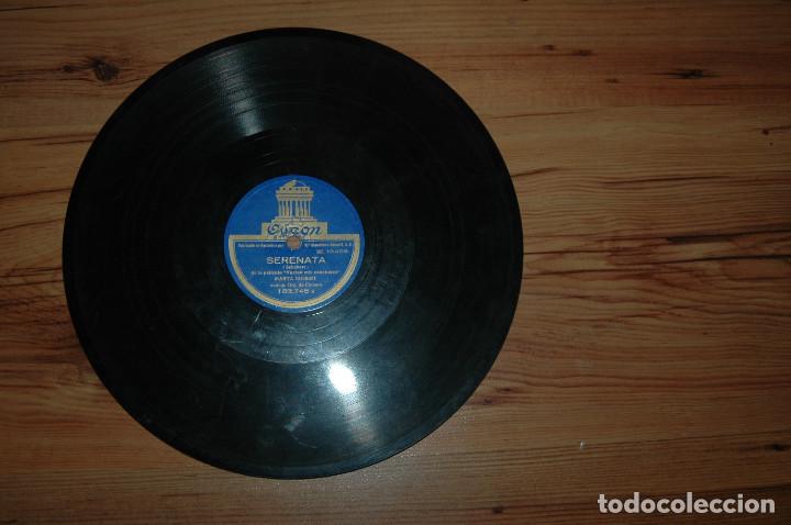 Discos de pizarra: DISCO DE PIZARRA.ODEON , AVE MARIA Y SERENATA. MARTA EGGERTH, - Foto 1