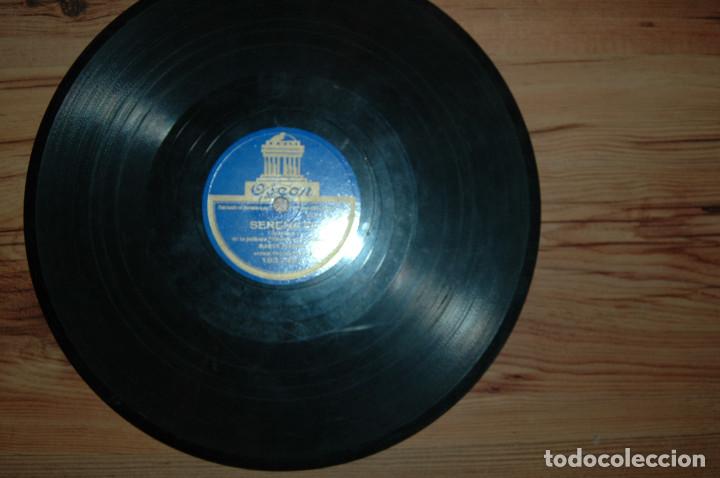 Discos de pizarra: DISCO DE PIZARRA.ODEON , AVE MARIA Y SERENATA. MARTA EGGERTH, - Foto 2