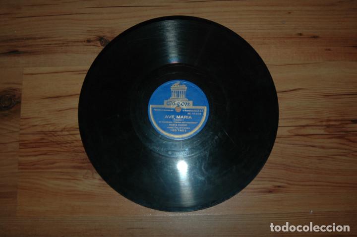 Discos de pizarra: DISCO DE PIZARRA.ODEON , AVE MARIA Y SERENATA. MARTA EGGERTH, - Foto 3