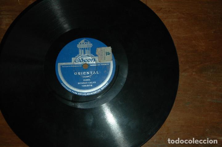 Discos de pizarra: DISCO PIZARRA ODEON ..ORIENTAL ..EL ALCALDE DE ZALAMEA - Foto 4