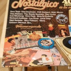Discos de pizarra: NOSTALGICO 40 EXITOS DE LOS SESENTA 2 LPS CARPETA DOBLE BELTER 1981. Lote 113112235
