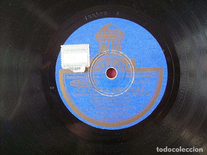 Discos de pizarra: DISCO PARA GRAM&Oacute;FONO &ndash; LA COPLA ANDALUZA - Foto 3