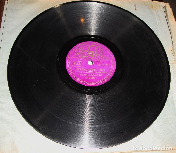 Discos de pizarra: Disco de Pizarra. Alexander. ROSA DEL RIO. LA PRINCESA DE LAS CZARDAS. - Foto 1