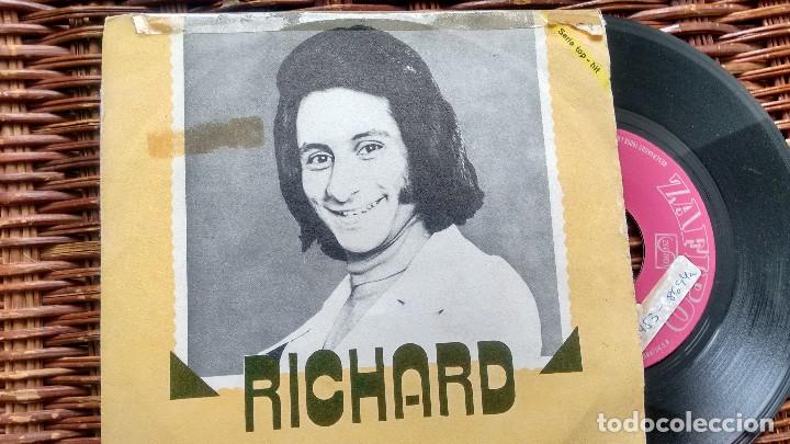 Discos de pizarra: SINGLE (VINILO) DE RICHARD  A&Ntilde;OS 70 - Foto 1