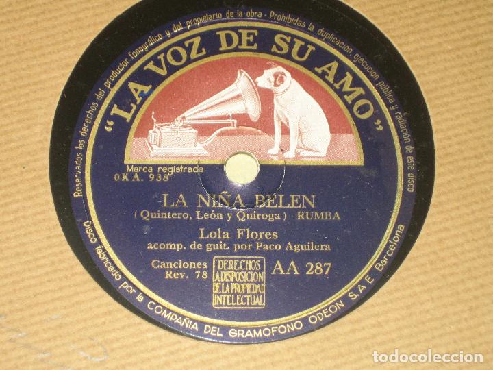 Discos de pizarra: LOLA FLORES - PIZARRA - Foto 2