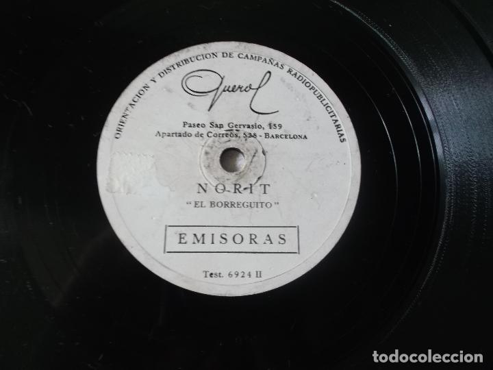 Discos de pizarra: NORIT EL BORREGUITO, EDICION PROMOCIONAL - Foto 1