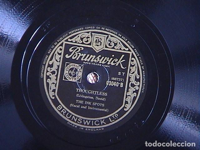 Discos de pizarra: Bless you / Thoughtless. The ink spots. - Foto 1