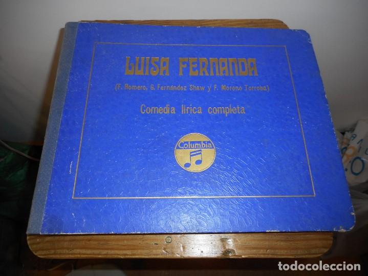 Discos de pizarra: Luisa Fernanda. Comedia l&iacute;rica - Foto 1