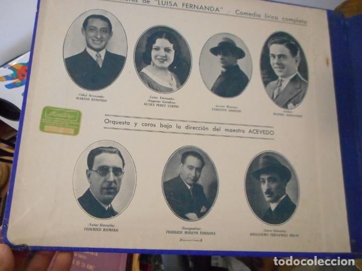 Discos de pizarra: Luisa Fernanda. Comedia l&iacute;rica - Foto 2