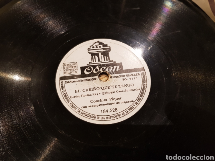 Discos de pizarra: DISCOS 78 RPM CONCHA PIQUER - Foto 1