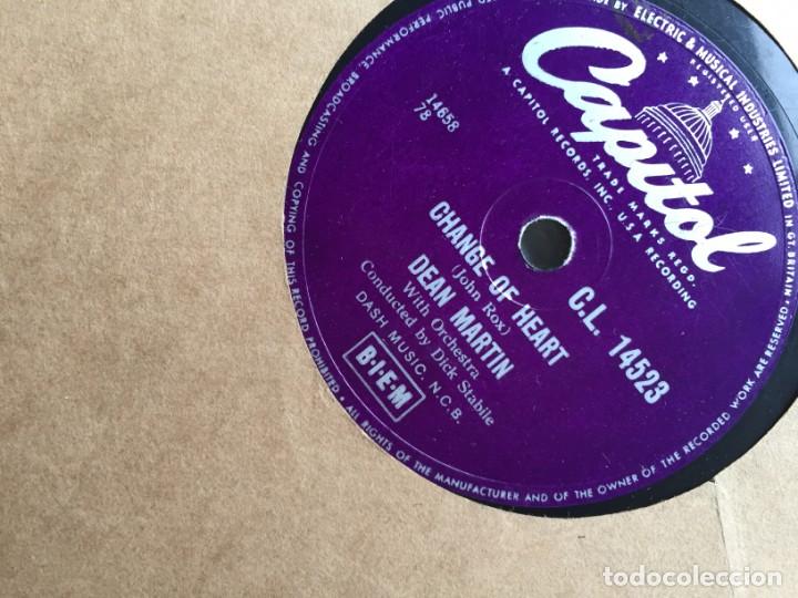 Discos de pizarra: Dean Martin. Change of heart - Foto 2