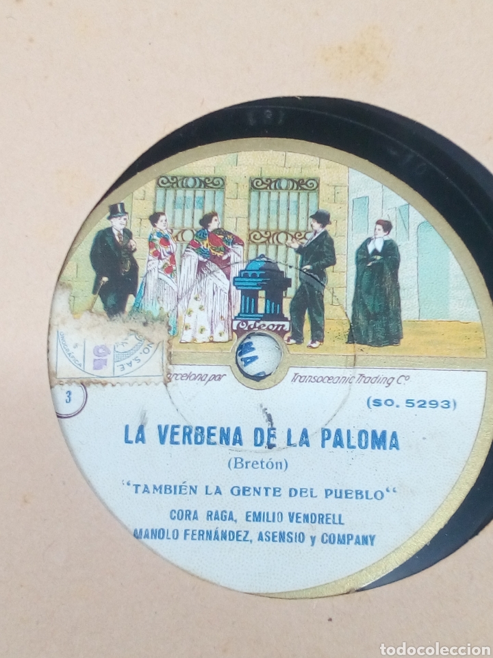 Discos de pizarra: Albul La Verbena de la Paloma 8 discos de pizarra - Foto 5