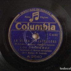 Discos de pizarra: LOS BOCHEROS - LA VENTA DE ANTEQUERA / FLOR DE DALIA - COLUMBIA 10 PULGADAS
